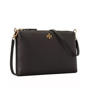 Tory Burch Kira Pebbled Top-Zip Crossbody bag